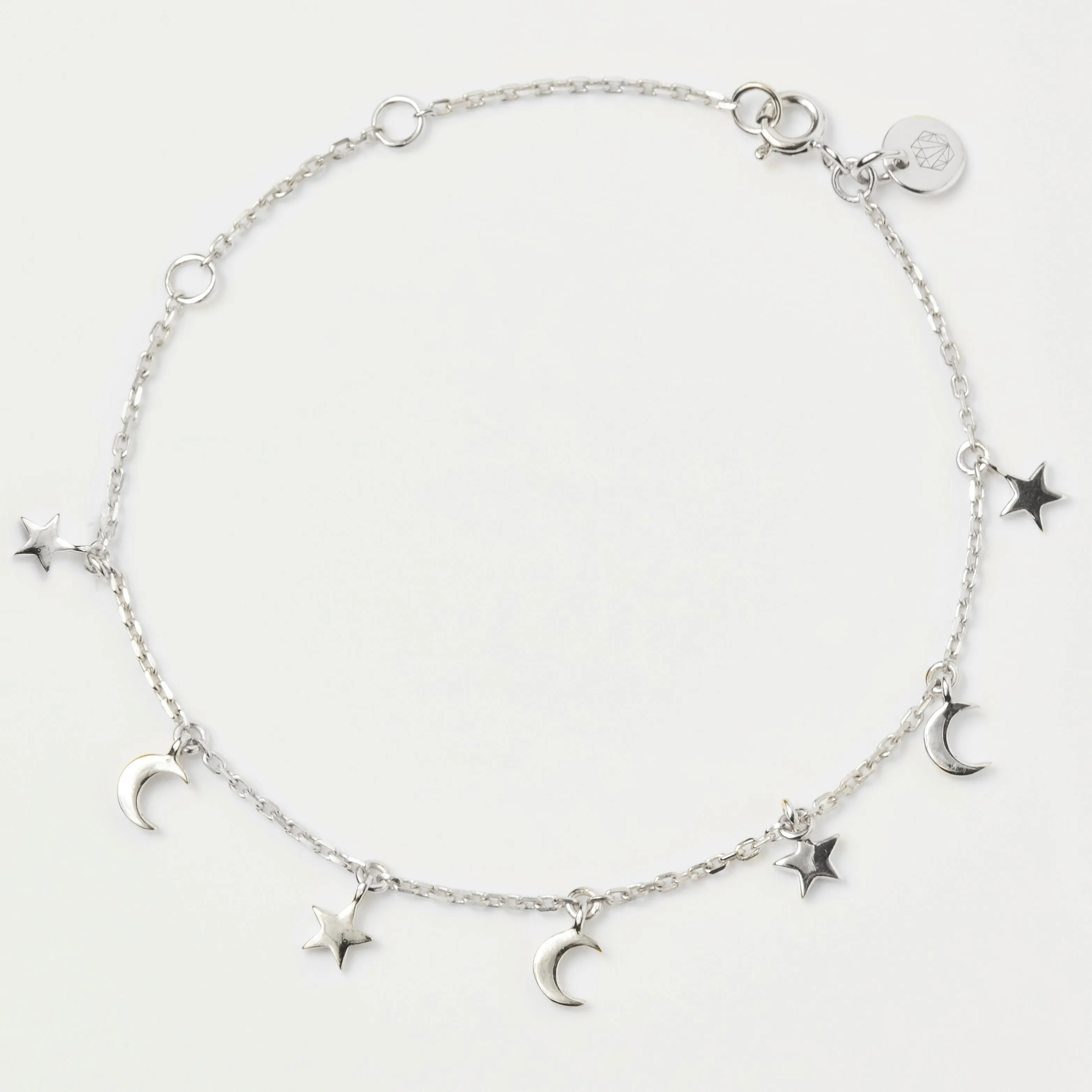 Mini Moon & Stars Charm Bracelet