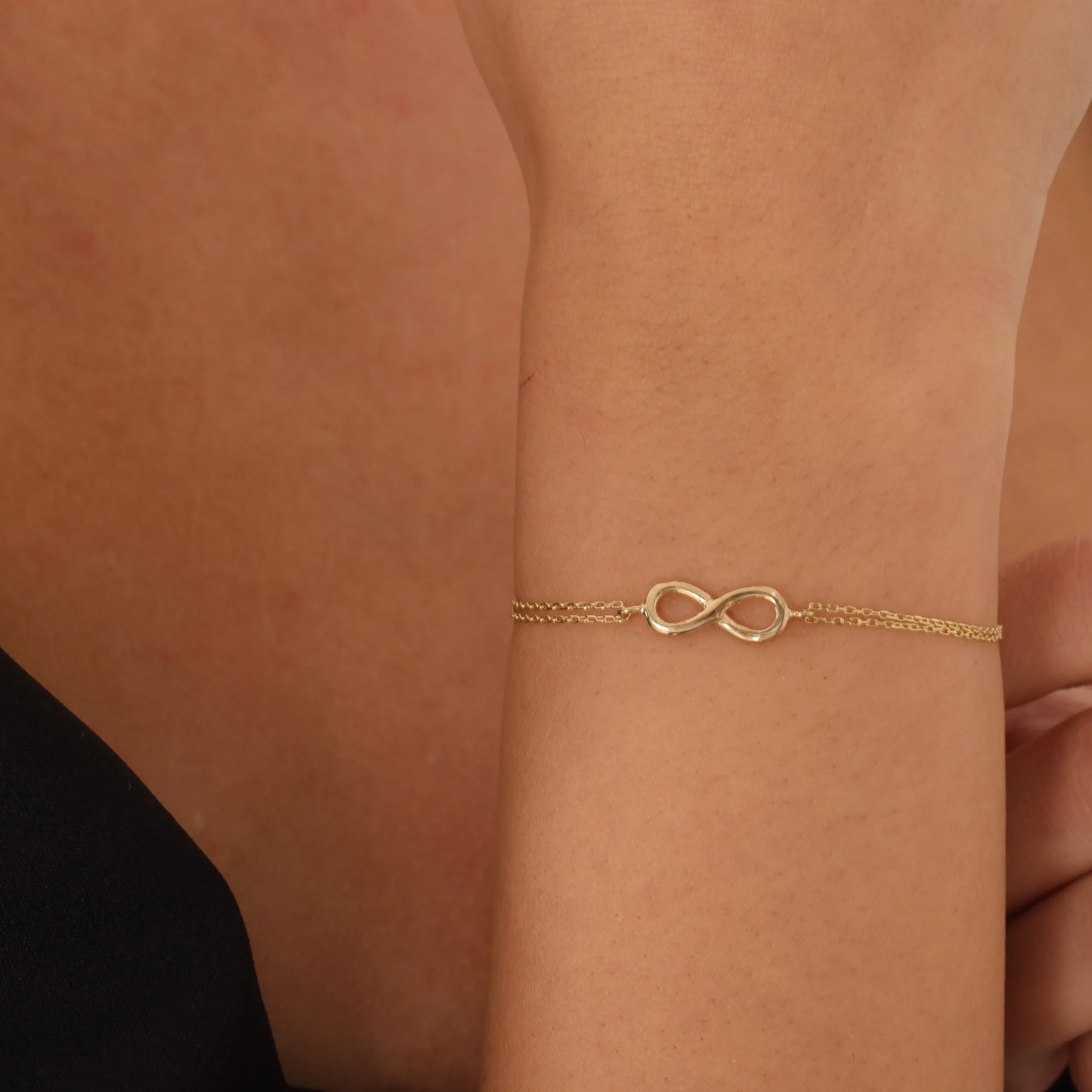 Minimalist Infinity Bracelet for Women