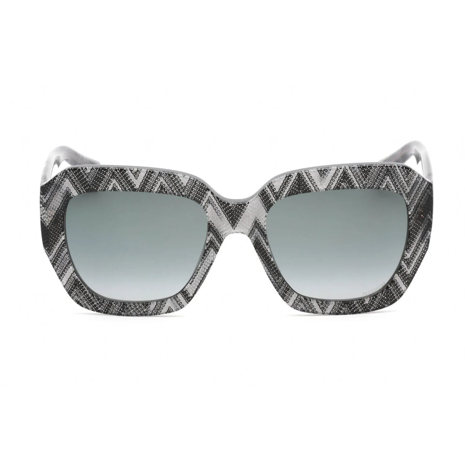 Missoni MIS 0079/S Sunglasses Black Pattern / Grey Shaded Women's