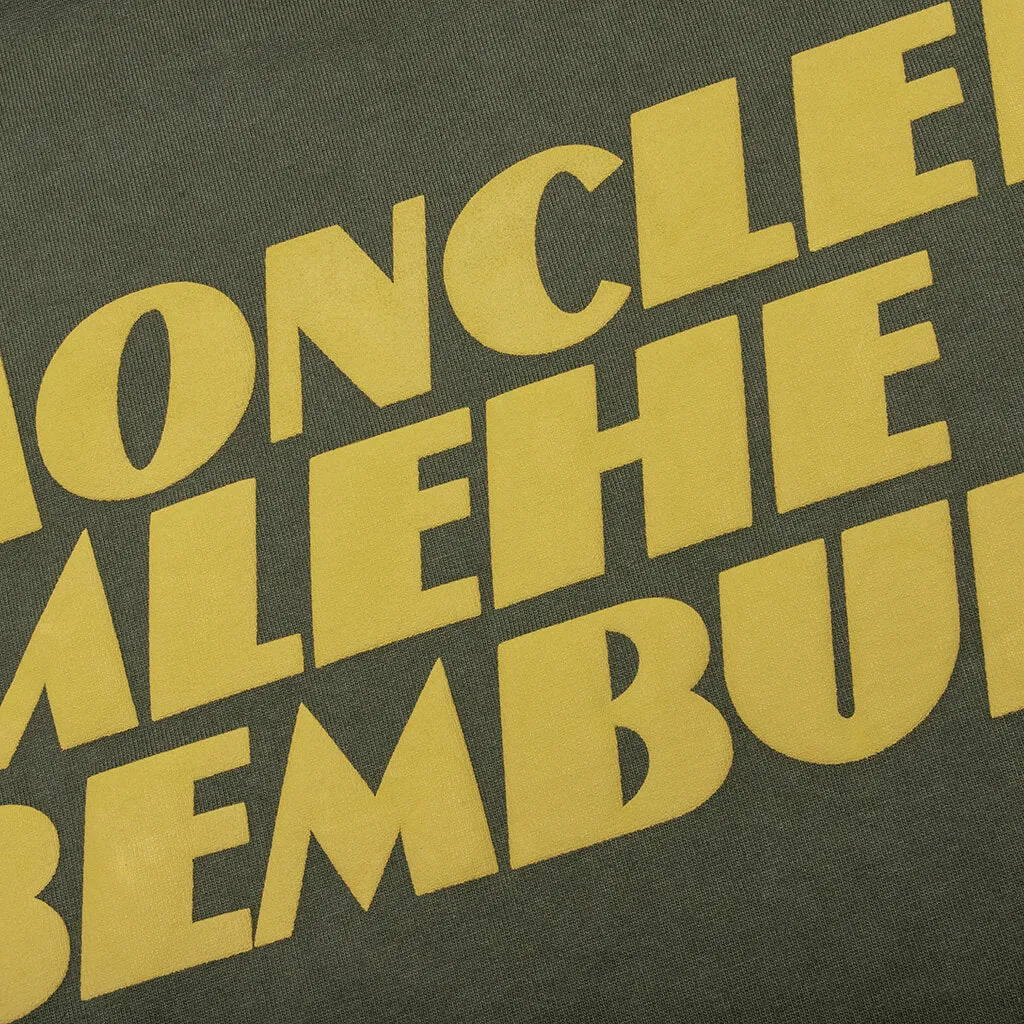 Moncler Genius x Salehe Bembury Logo T-Shirt - Olive