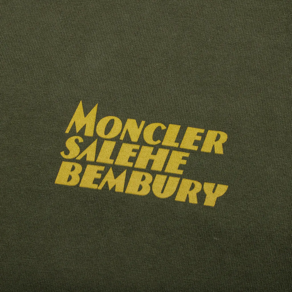 Moncler Genius x Salehe Bembury Logo T-Shirt - Olive