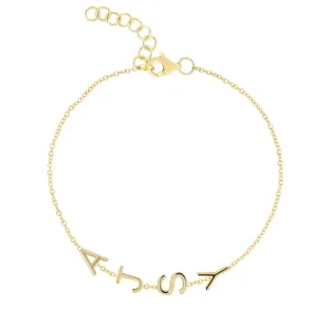 Multiple Initials Bracelet