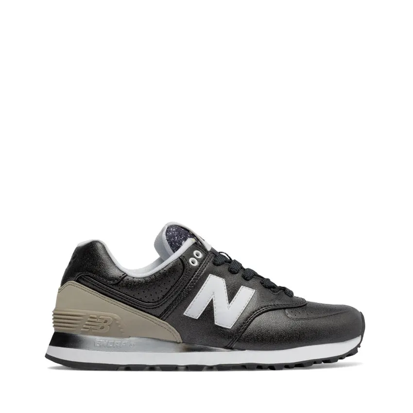 NEW BALANCE SNEAKERS WL574RAA NERO - GRIGIO