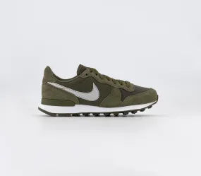 Nike Internationalist Medium Olive White Trainers