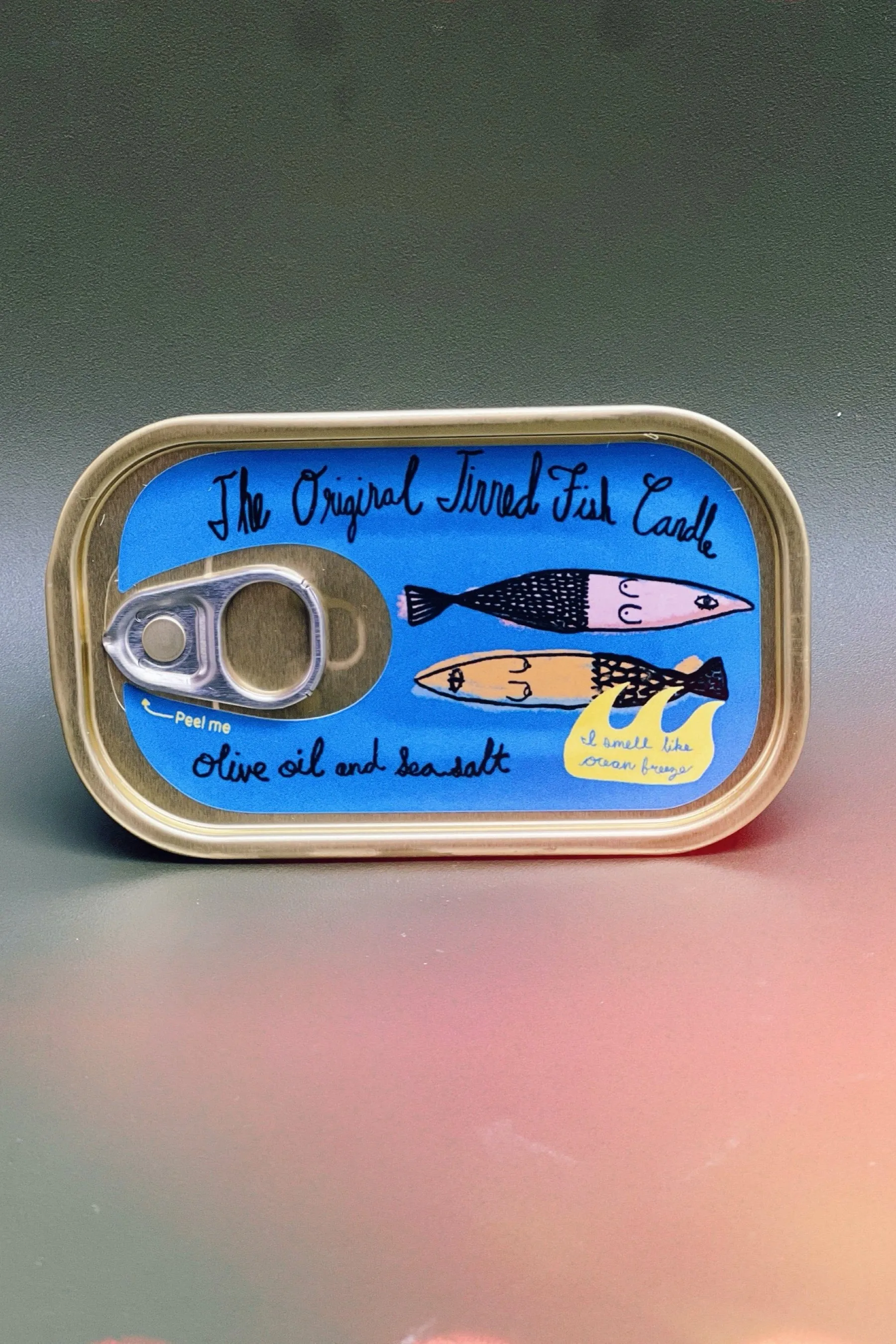 Olive Oil & Sea Salt Tinned Fish Candle