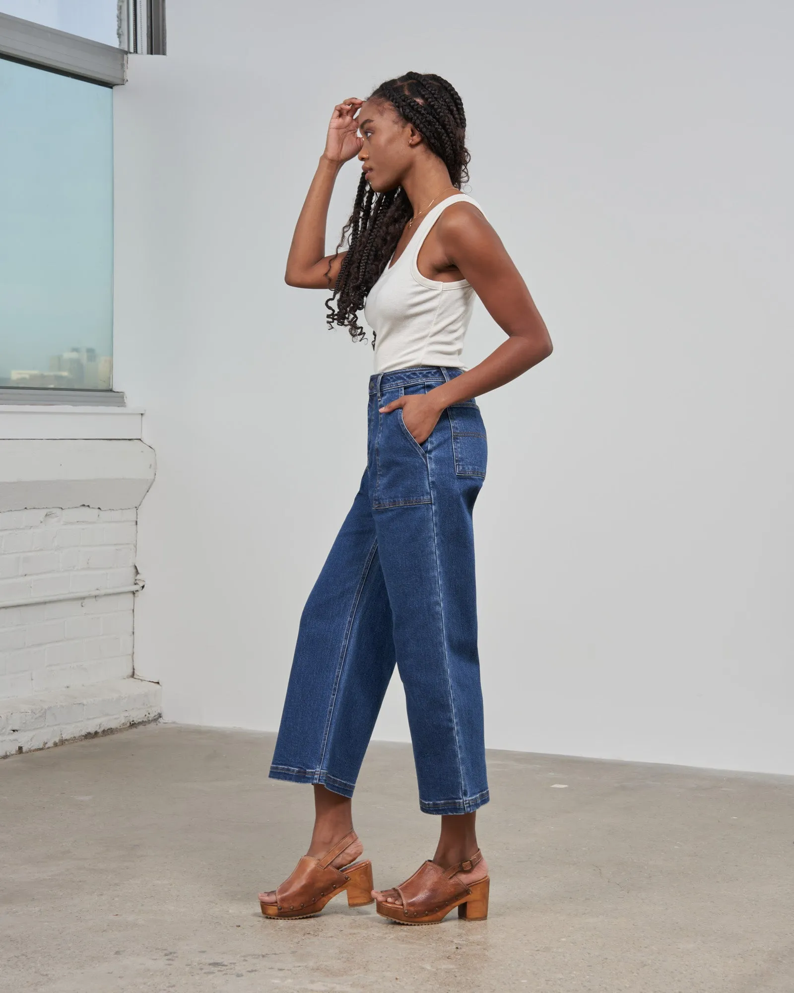 Organic Wide Leg Jean