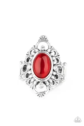 Paparazzi Elegantly Enchanted - Red Ring