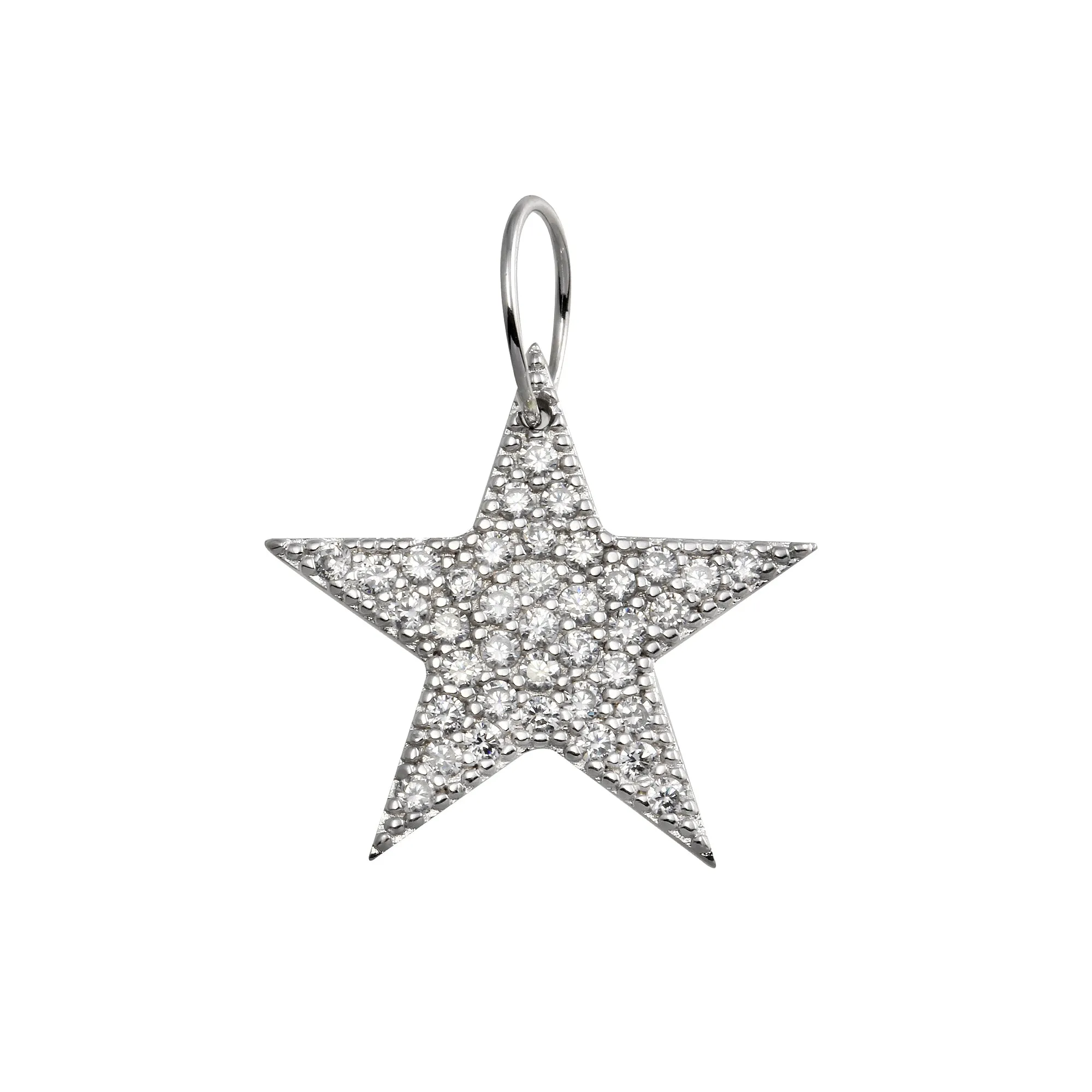 Pave Star Charm