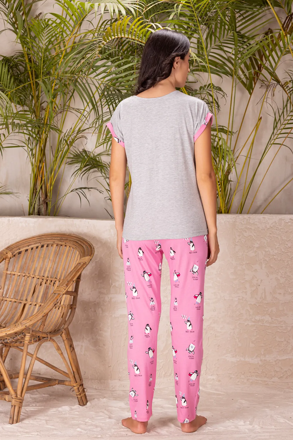 Penguin Pj set in pure cotton