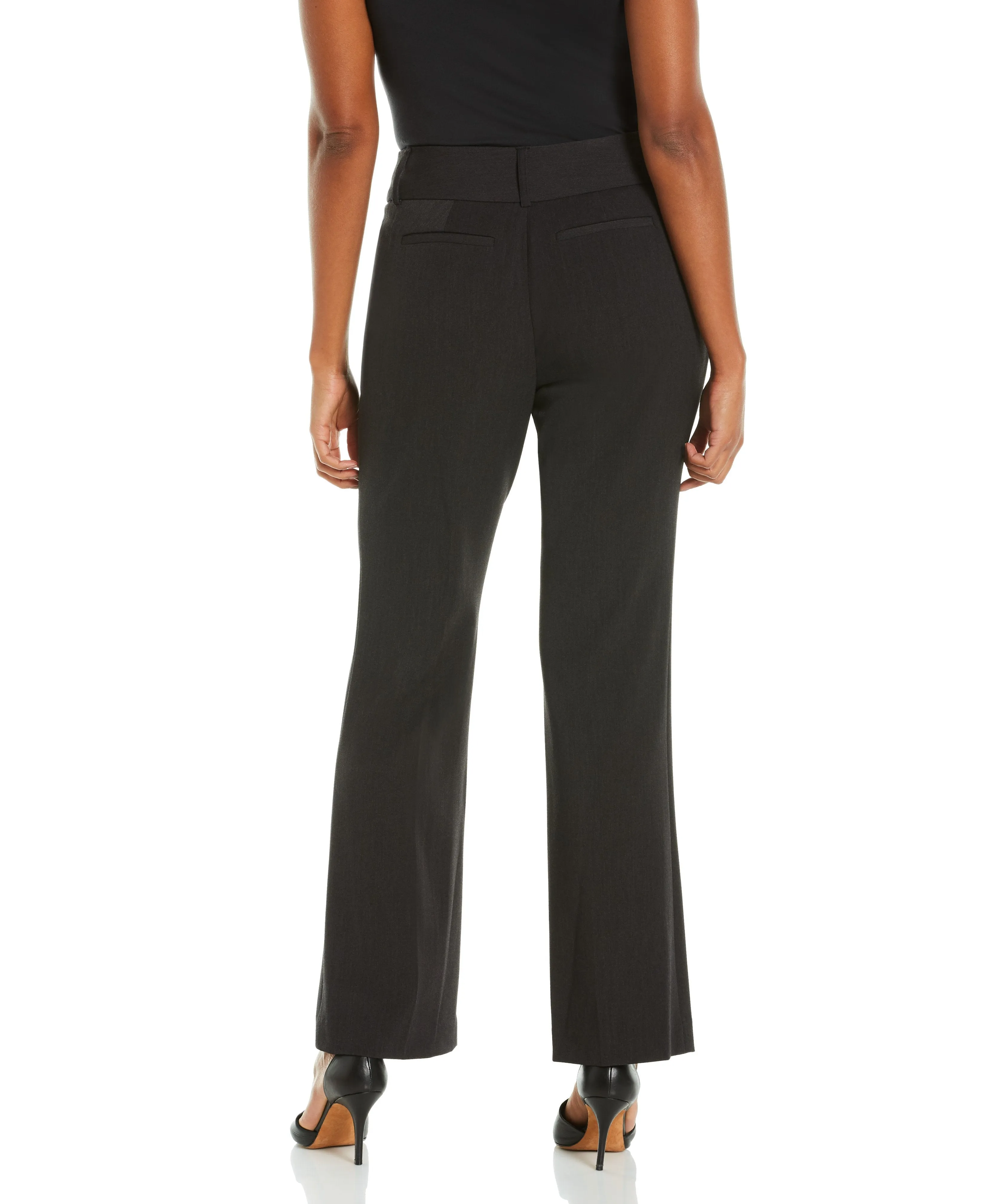 Petite Gabardine Bootcut Pant - Curvy Fit