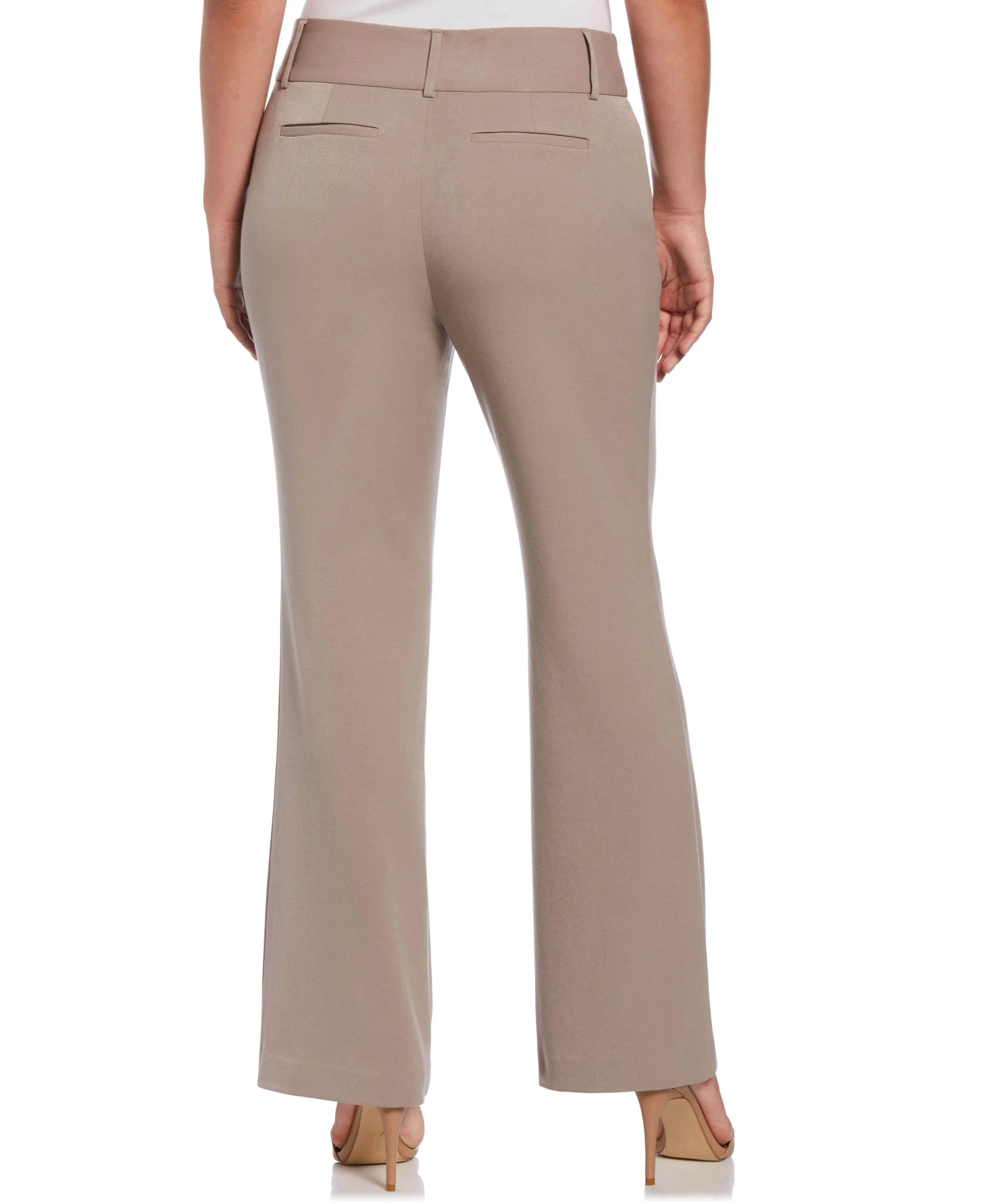 Petite Gabardine Bootcut Pant - Curvy Fit