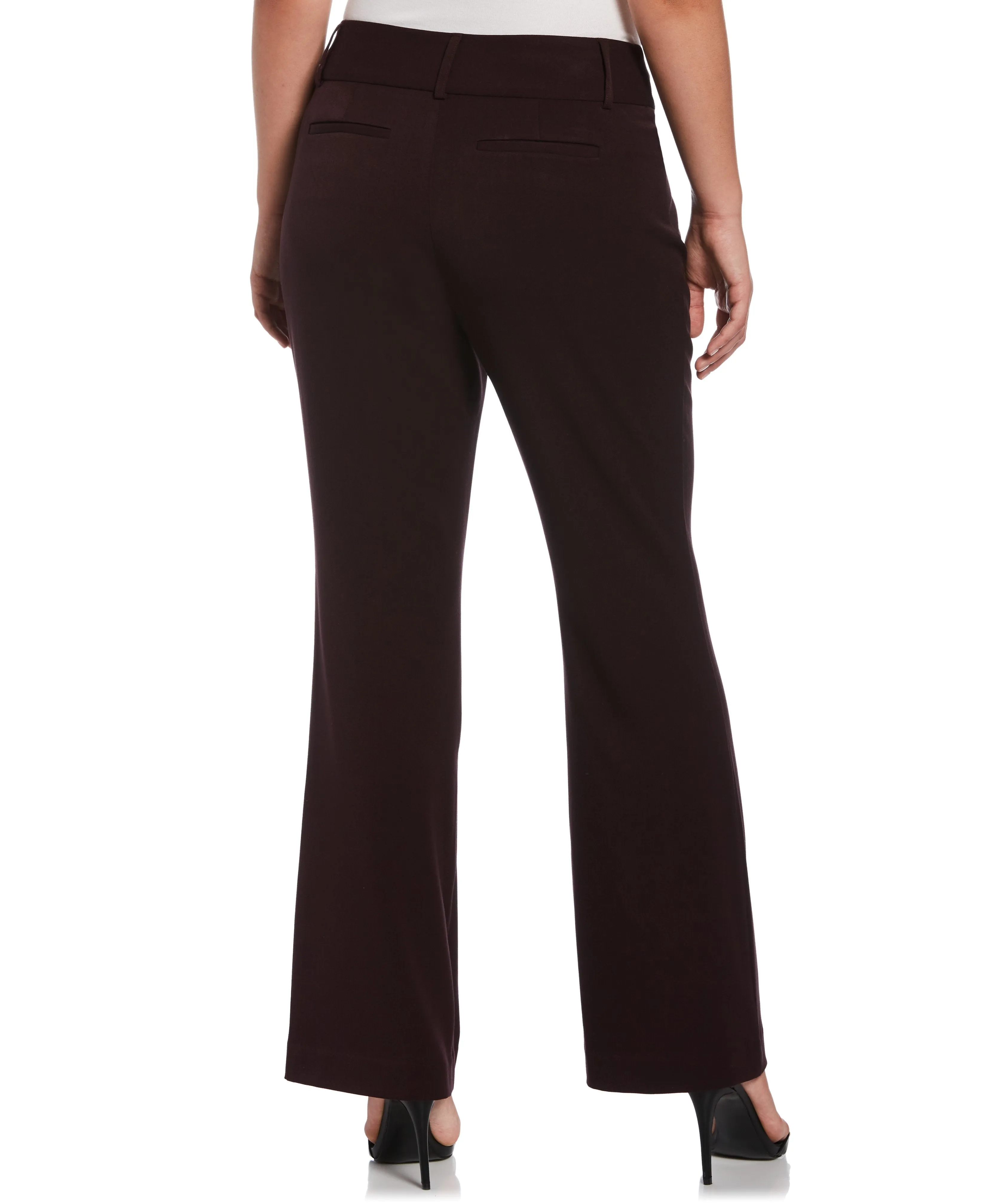 Petite Gabardine Bootcut Pant - Curvy Fit