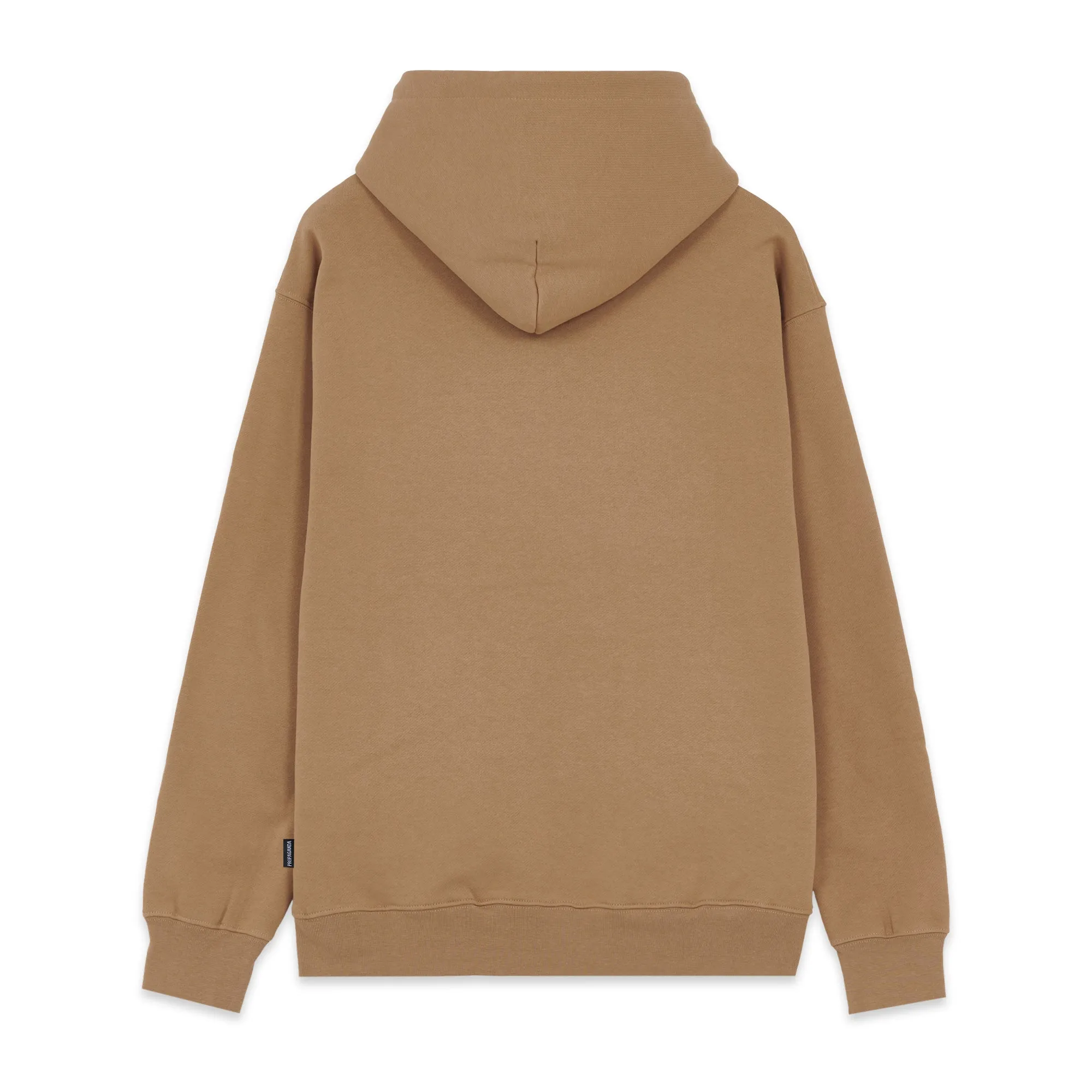 Propaganda Sweatshirt with hood and kangaroo pocket Logo Chain Hoodie 22FWPRFE736-52 camel