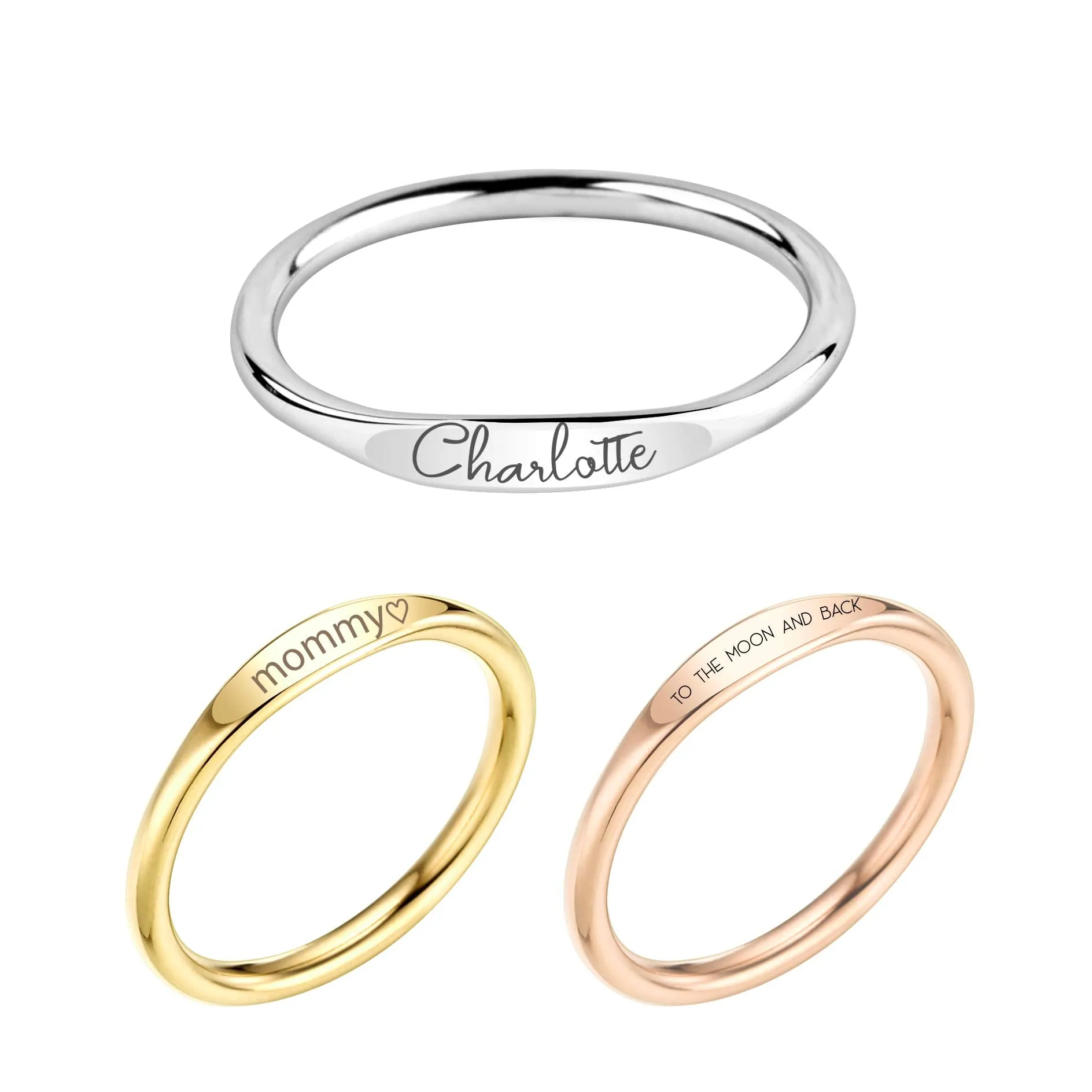 Rachel Personalized Ring