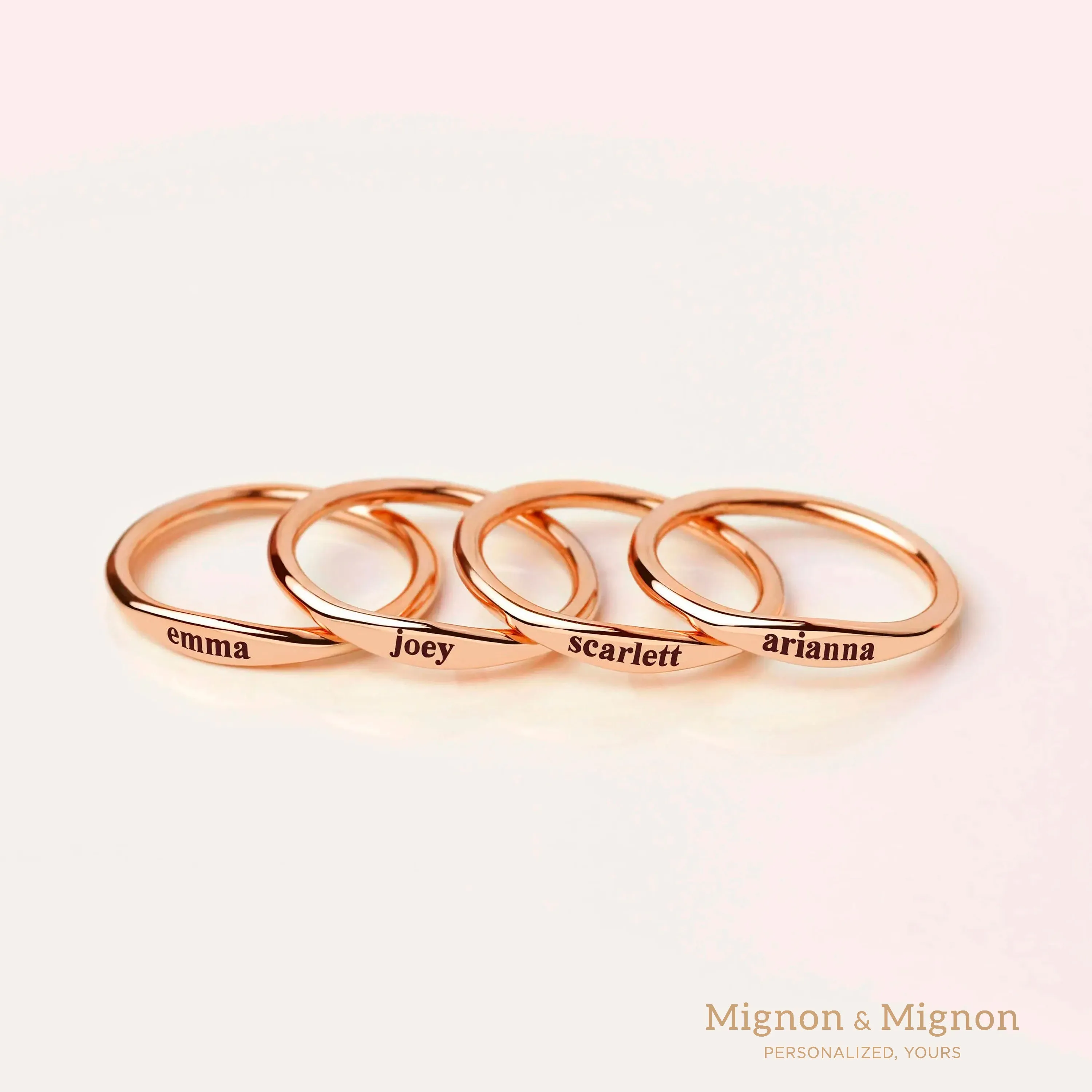 Rachel Personalized Ring