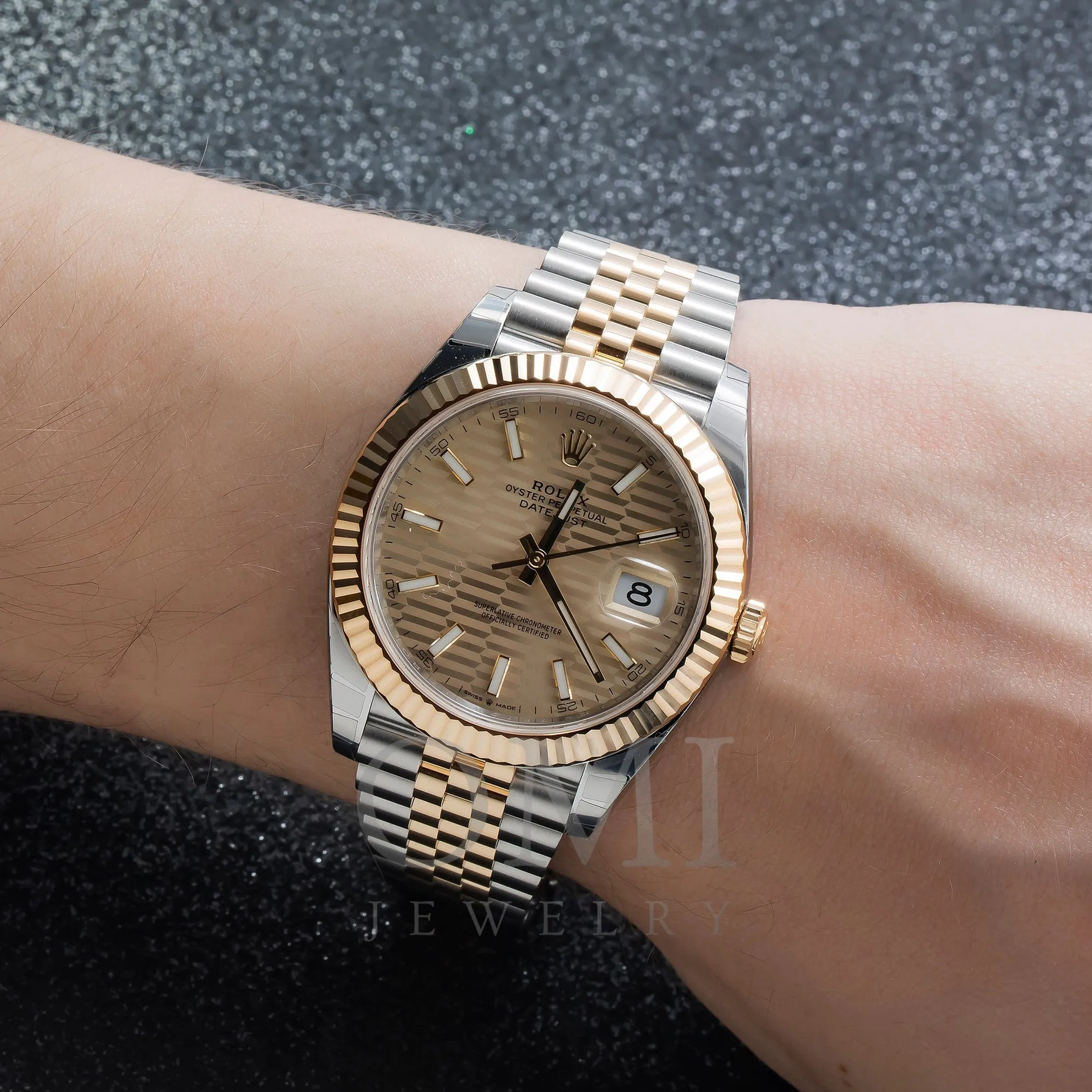 Rolex Datejust 126333 41MM Champagne Dial With Two Tone Jubilee Bracelet