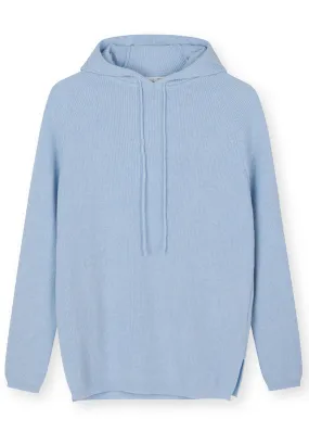 Sibin Linnebjerg Freja Hoodie Sweater - Light denim blue