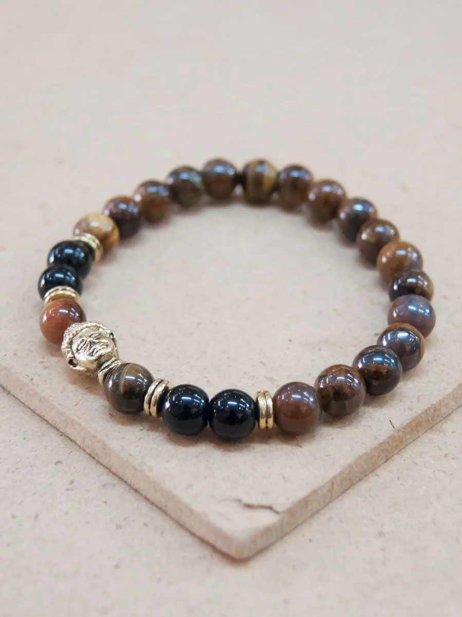 Tiger's Eye Buddha Bracelet