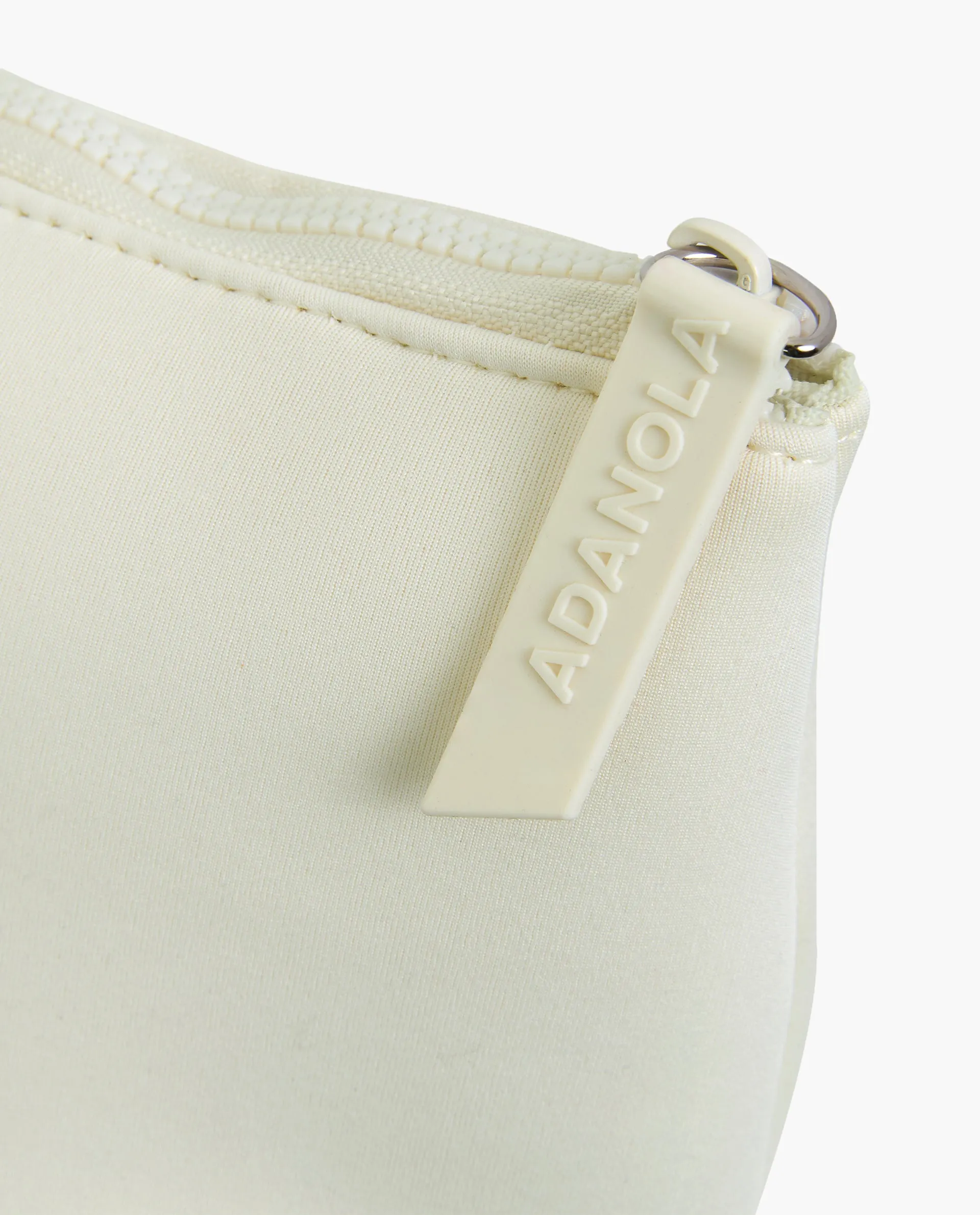 Travel Pouch - Marshmallow White/Olive Green