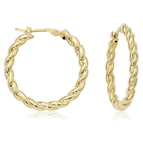 Twist Hoop Earrings