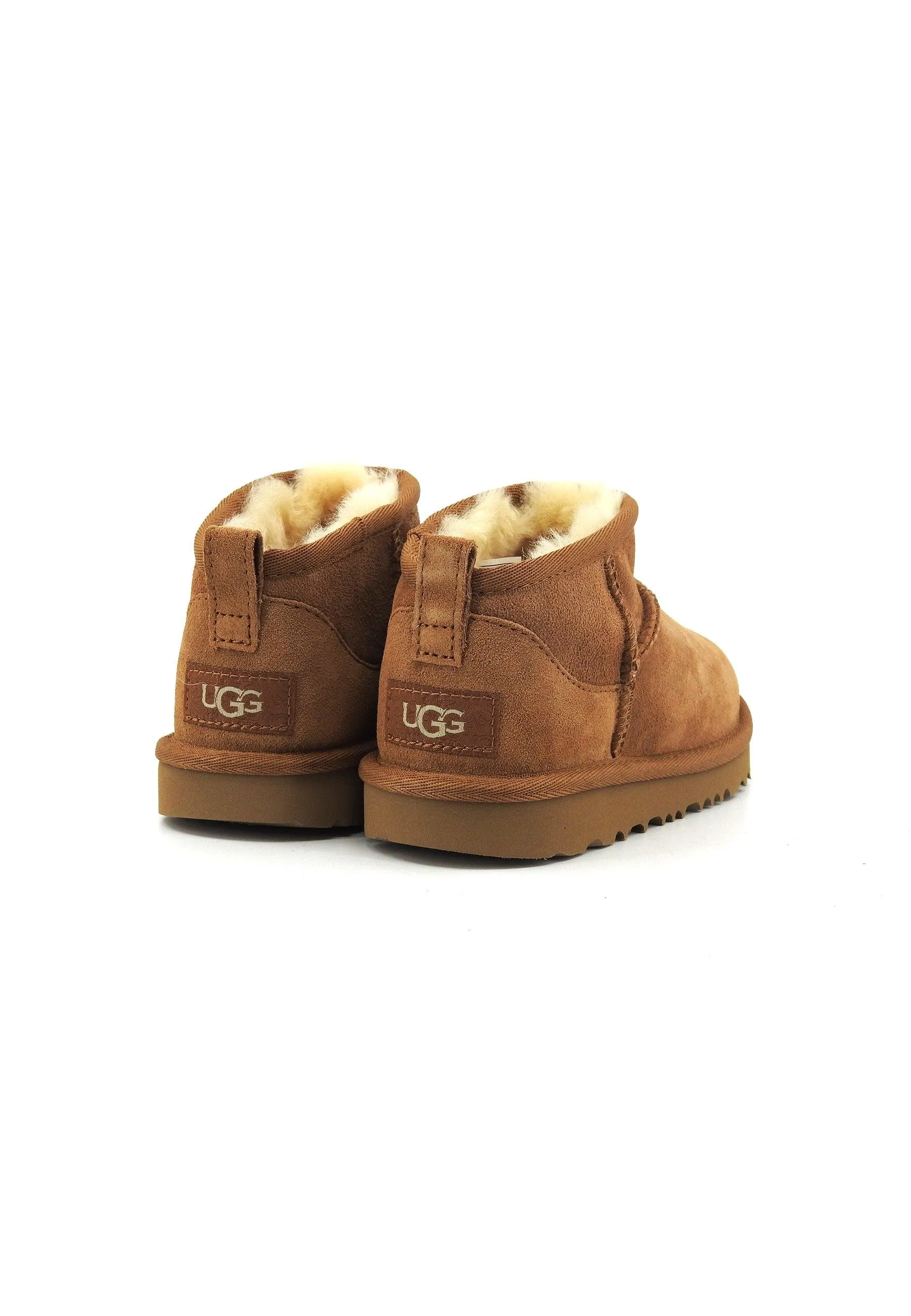 UGG Kid's Classic Ultra Mini Stivaletto Pelo Bimbo Chestnut K1130750K