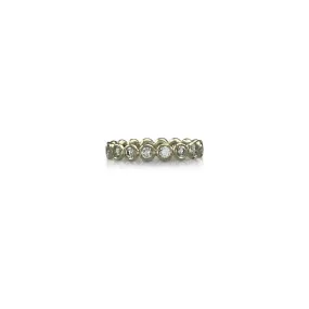 White Gold Small Droplet Eternity Ring