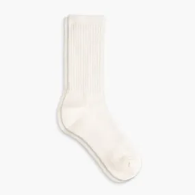 Women's Cotton Crew Sock | Off White