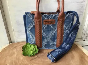 Wrangler Denim Tote Crossbody Purse