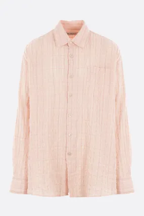 wrinkled cotton blend Borrowed shirt